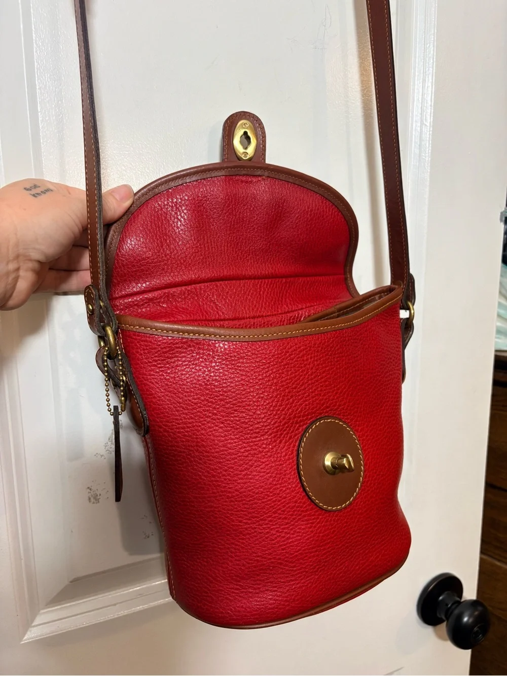 ❤️ 1993 Coach Sheridan Stewart Crossbody Bag + Vintage Key Case